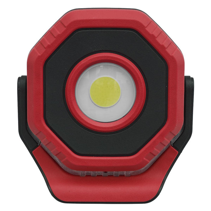 Sealey LED700PR Rechargeable Pocket Floodlight with Magnet 360° 7W COB LED - Red Sealey  - Dynamic Drive