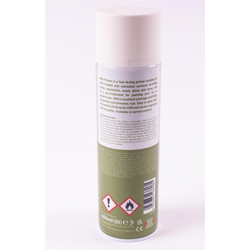 4 x PMA Professional White Primer 500ml Spray Paint High Coverage PMA - Dynamic Drive