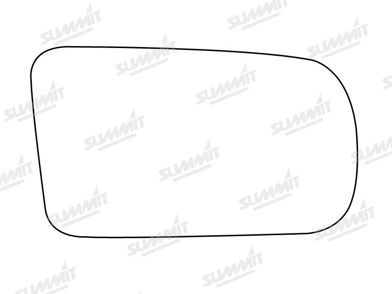 Summit Stick-On Standard Mirror Glass fits Toyota Camry 90 to 96 RHS Summit - Dynamic Drive