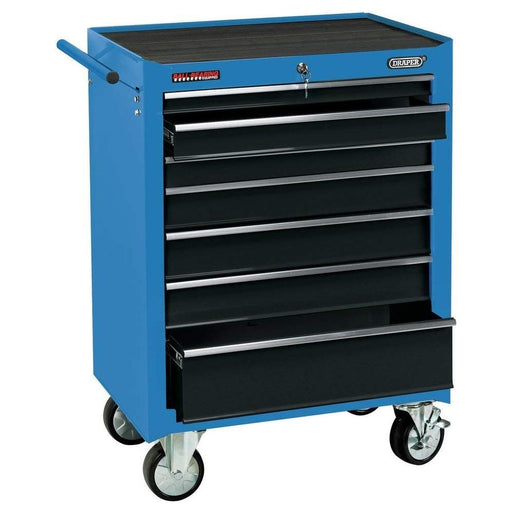 Draper Roller Tool Cabinet, 7 Drawer, 26", Blue 15040 Draper - Dynamic Drive