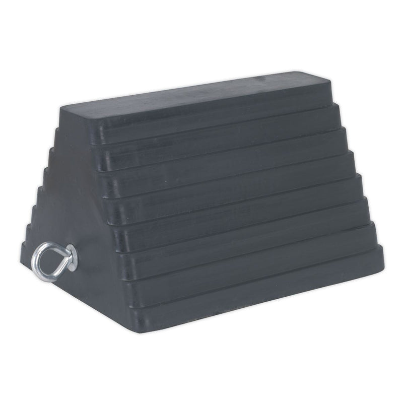 Sealey Rubber Wheel Chock 3.8kg Single WC03 Sealey - Dynamic Drive