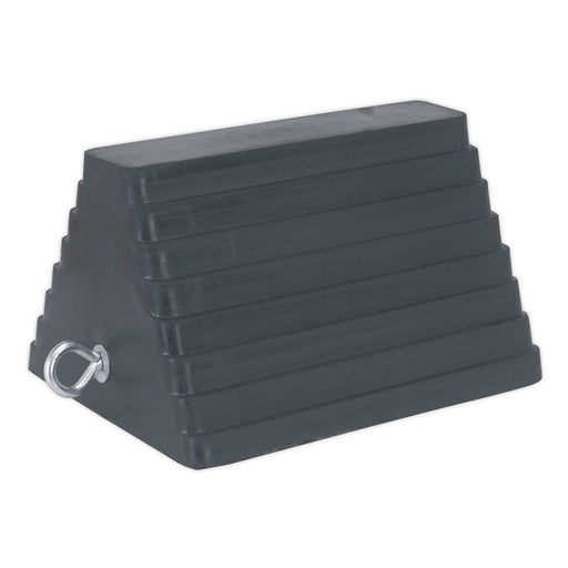 Sealey Rubber Wheel Chock 3.8kg Single WC03 Sealey - Dynamic Drive