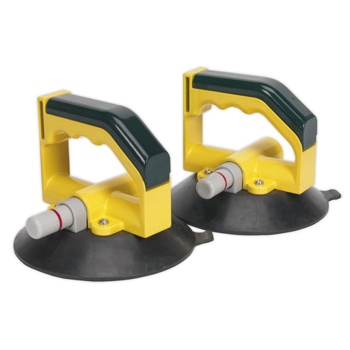 Sealey Vacuum Suction Cup 150mm - Pair Sealey  - Dynamic Drive