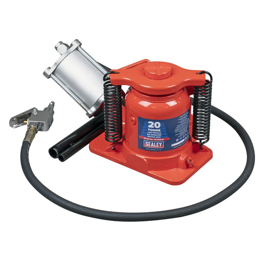 Sealey Low Profile Air Operated Hydraulic Bottle Jack 20 Tonne YAJ20SLE Sealey - Dynamic Drive