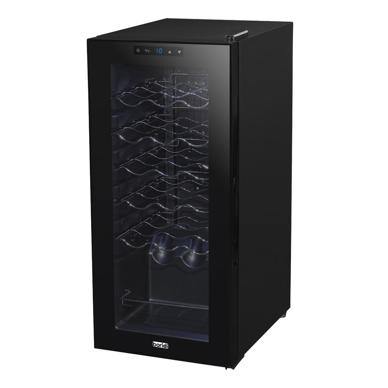 Baridi 18 Bottle Wine Fridge & Cooler - Black DH6 Baridi - Dynamic Drive