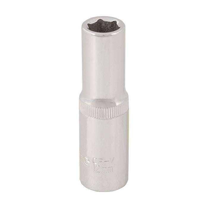 Silverline Deep Socket 1/2" Drive 6pt Metric 12mm Silverline - Dynamic Drive
