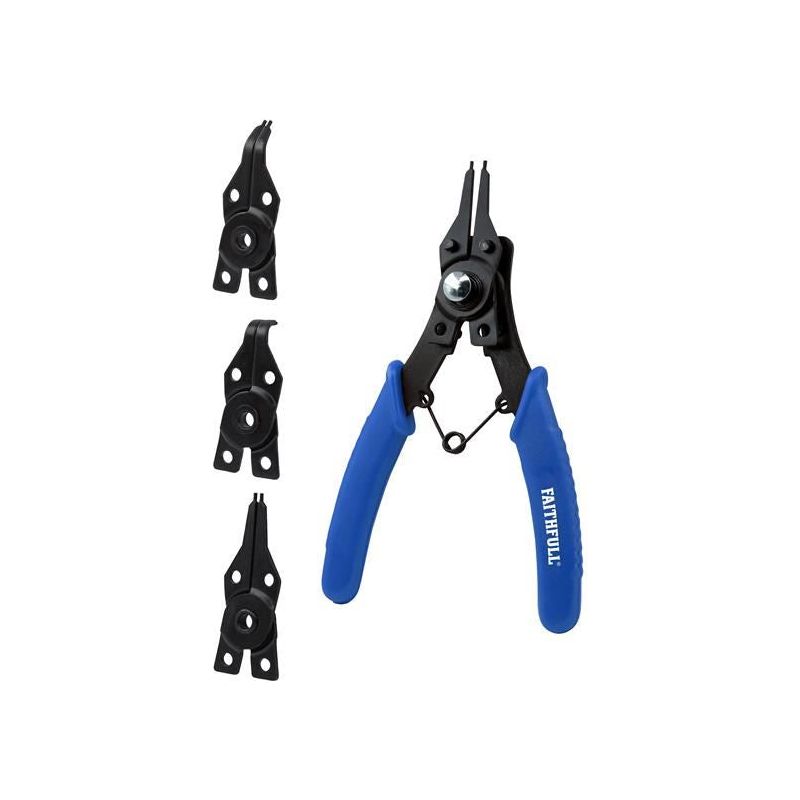 Faithfull Circlip Pliers Set, 5 Piece Faithfull - Dynamic Drive
