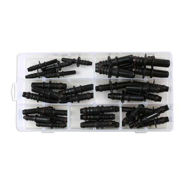 Connect Straight Fuel Line Pipe Connectors Assortment 35pc 34032 Tool Connection - Dynamic Drive