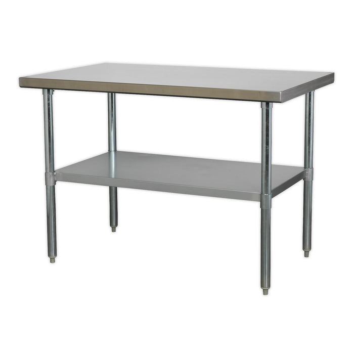 Sealey Stainless Steel Workbench 1.2m Sealey  - Dynamic Drive