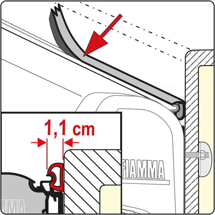 03910-01- RAIN GUARD S 30M Fiamma  - Dynamic Drive