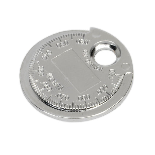 Sealey Spark Plug Gapper Circular Ramp Type 0.6-2.4mm-0.020"-0.100" VS119 Sealey  - Dynamic Drive