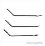 Silverline Metal Tyre Levers Removal Tool Cycling Bicycle Mountain Bike 3 Pieces Silverline  - Dynamic Drive