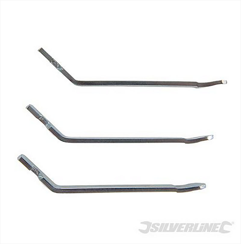Silverline Metal Tyre Levers Removal Tool Cycling Bicycle Mountain Bike 3 Pieces Silverline  - Dynamic Drive