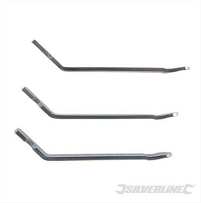 Silverline Metal Tyre Levers Removal Tool Cycling Bicycle Mountain Bike 3 Pieces Silverline  - Dynamic Drive