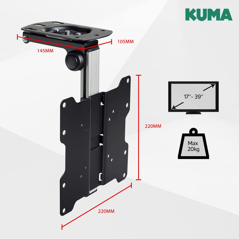 Kuma Flip Down Tv Bracket BKUMBRK156 Kuma - Dynamic Drive