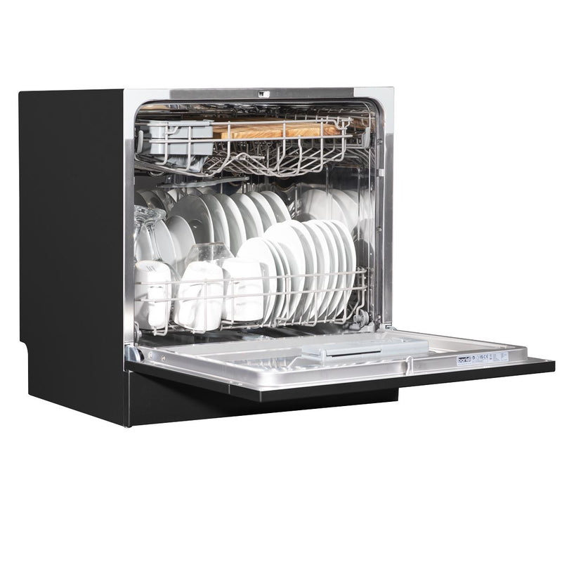 Baridi Tabletop Dishwasher 8 Place Settings 8L Capacity - Black DH88 Baridi - Dynamic Drive