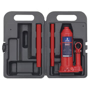 Sealey Bottle Jack 2 Tonne with Storage Case SJ2BMC Sealey - Dynamic Drive