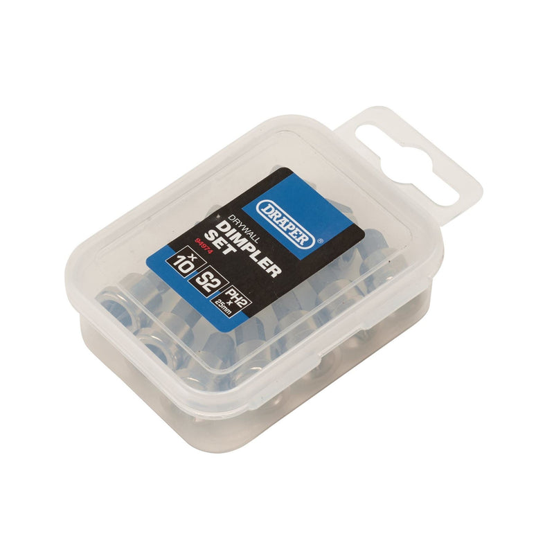 Draper Drywall Dimpler Set, PH2 x 25mm (10 Piece) 94974 Draper - Dynamic Drive