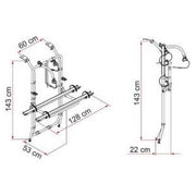 Fiamma Carry-Bike Vivaro/Trafic/Talento 02096-72- Fiamma - Dynamic Drive