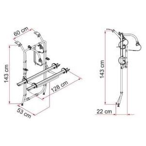 Fiamma Carry-Bike Vivaro/Trafic/Talento 02096-72- Fiamma - Dynamic Drive