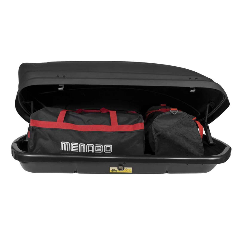 Menabo Mania 320 Litre Black Roof Box (50kg Max.) Menabo - Dynamic Drive
