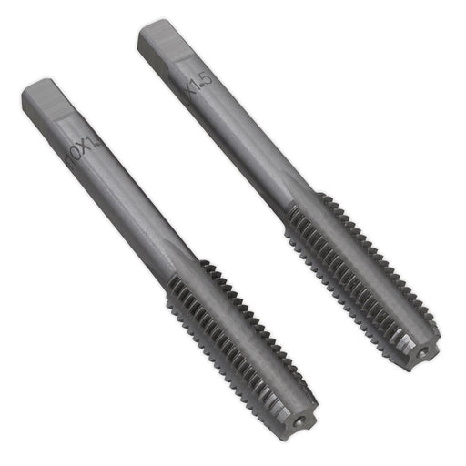 Sealey Tap Set 2pc (Taper & Plug) M10 x 1.5mm TSM10 Sealey - Dynamic Drive