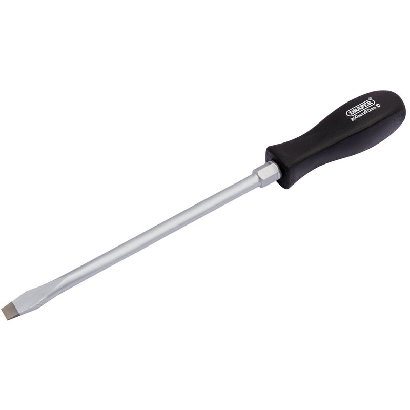 Draper Plain Slot Mechanic's Screwdriver, 9.5 x 200mm 19531 Draper - Dynamic Drive