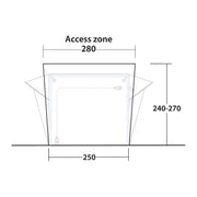 Outwell Tall Connection Crossville 250SA Access zone 240 - 270 cm (Connector Only) Outwell - Dynamic Drive