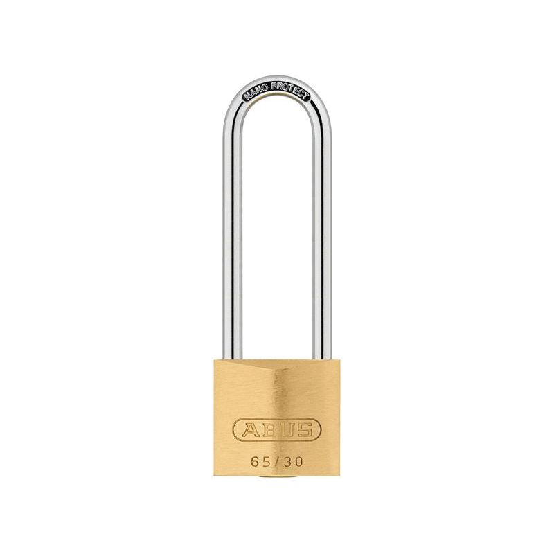 Abus Mechanical 65/30mm Brass Padlock 60mm Long Shackle Carded ABUS Mechanical - Dynamic Drive