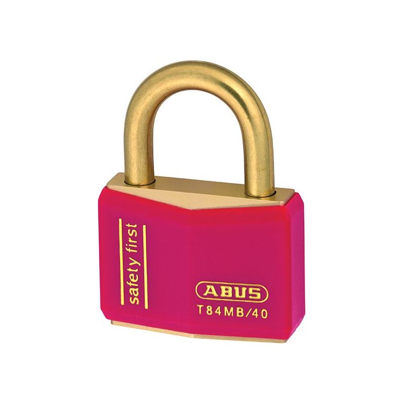Abus Mechanical T84MB/40mm Red Rustproof Padlock Keyed Alike 8404 ABUS Mechanical - Dynamic Drive