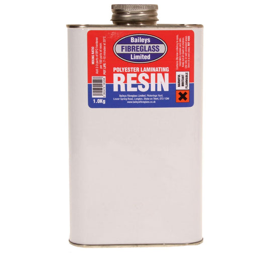 Baileys Fibreglass Polyester Resin 1kg: Restore Your Fibreglass Objects to Li Baileys - Dynamic Drive
