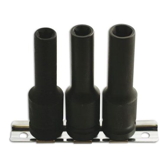 Laser Impact Star Socket Set 1/2"D 3pc 4873 Laser - Dynamic Drive