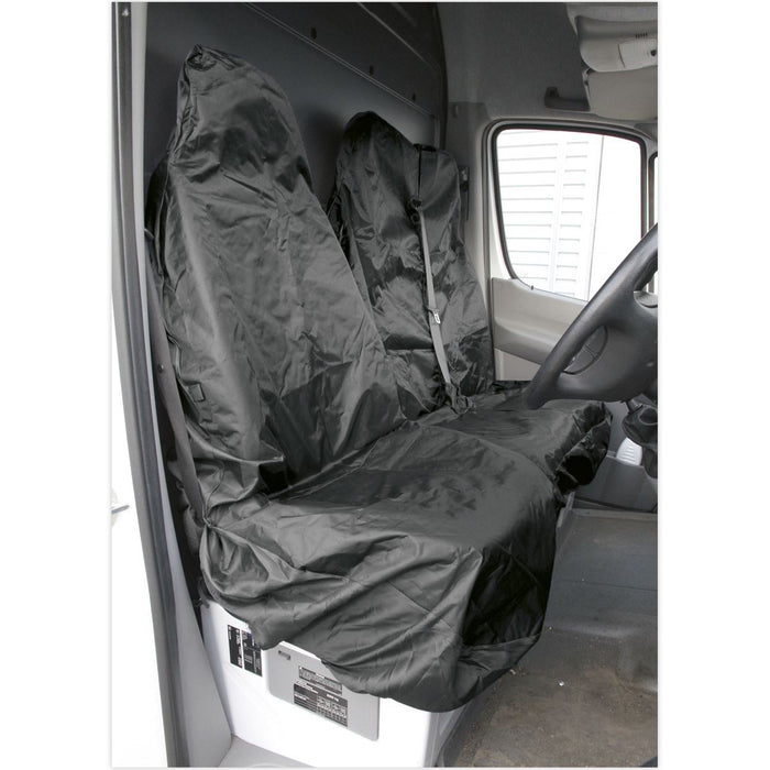 Sealey Van Seat Protector Set 2pc Heavy-Duty CSC7 Sealey - Dynamic Drive