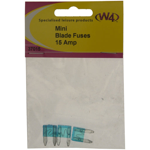 MDS1203 W4 Mini Blade Fuse 15 amp 3 pack 37015 W4 - Dynamic Drive