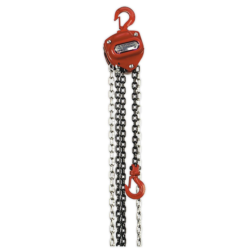 Sealey Portable Lifting Gantry Crane Adjustable 0.5 Tonne & Hoist Combo SG500KIT Sealey - Dynamic Drive