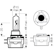 Ring R920 H8B Bulb, 12 V Ring Automotive - Dynamic Drive