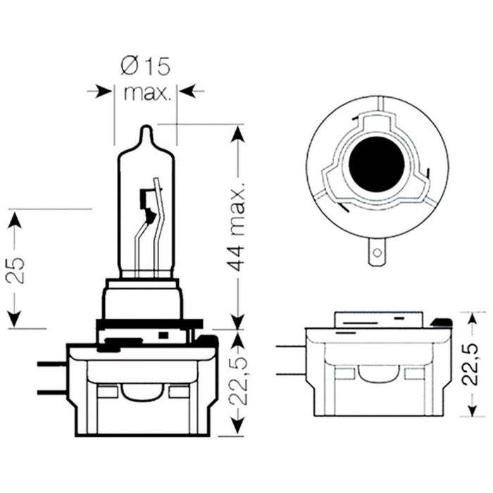 Ring R920 H8B Bulb, 12 V Ring Automotive - Dynamic Drive