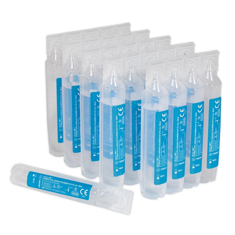 Sealey Eye/Wound Wash Solution Pods Pack of 25 EWS25 Sealey - Dynamic Drive