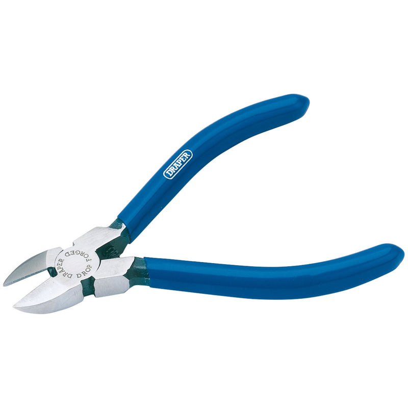 Draper Spring Loaded Diagonal Side Cutter, 115mm 19646 Draper - Dynamic Drive