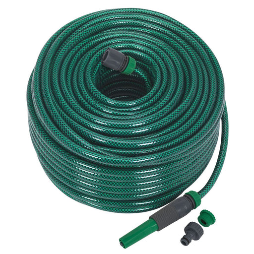 Sealey Water Hose 80m with Fittings GH80R Sealey - Dynamic Drive