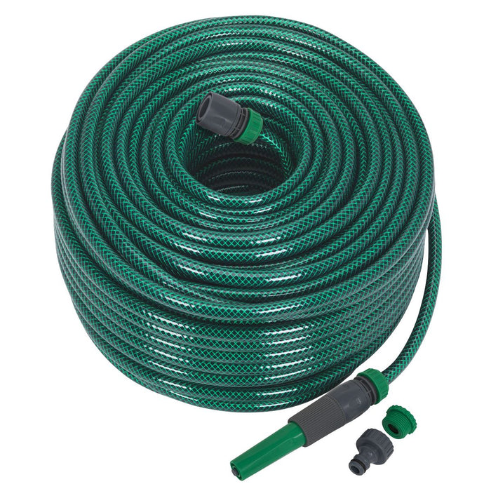 Sealey Water Hose 80m with Fittings GH80R Sealey - Dynamic Drive