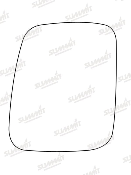 Summit Stick-On Commercial Mirror Glass fits VW Transporter 90 on LHS Summit - Dynamic Drive
