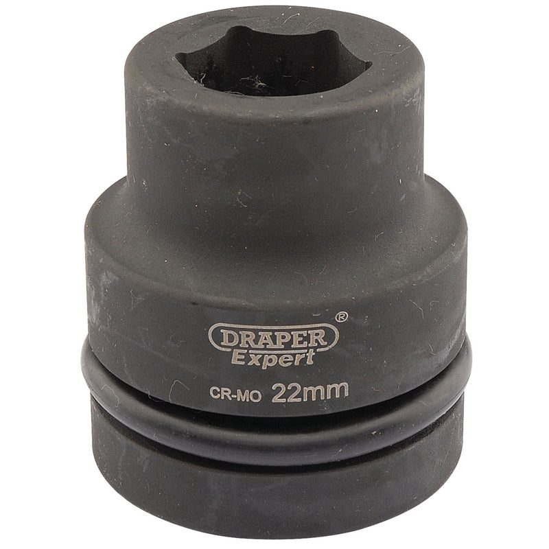 Draper Expert HI-TORQ 6 Point Impact Socket, 1" Sq. Dr., 22mm 05103 Draper - Dynamic Drive