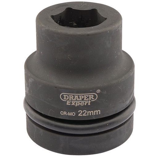 Draper Expert HI-TORQ 6 Point Impact Socket, 1" Sq. Dr., 22mm 05103 Draper - Dynamic Drive