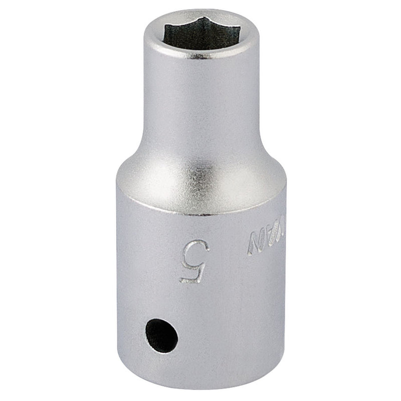 Draper Elora Hexagon Socket, 1/4" Sq. Dr., 5mm 11093 Draper - Dynamic Drive