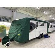 Caravan cover max (medium , 420 - 510 cm) green 4343G8 Quest - Dynamic Drive