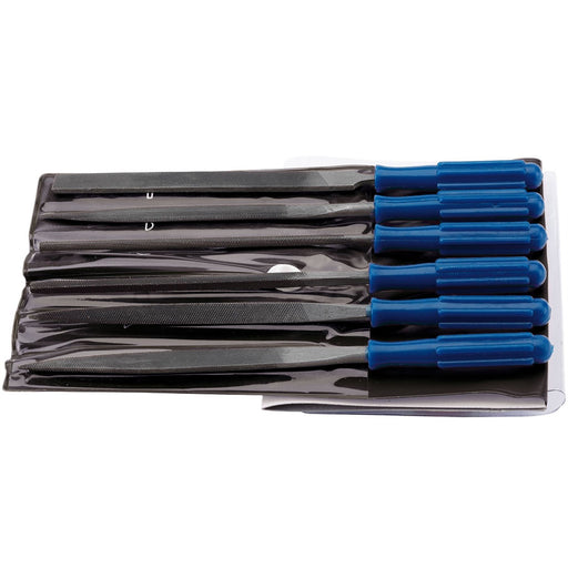 Draper Warding File Set with Handles, 100mm (6 Piece) 14185 Draper - Dynamic Drive