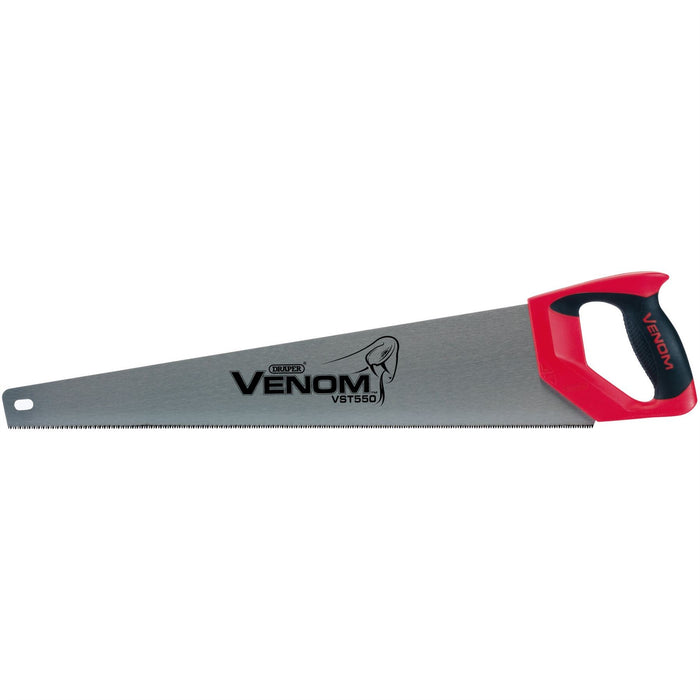 Draper Venom Second Fix Triple Ground Handsaw, 550mm, 11tpi/12ppi Draper - Dynamic Drive