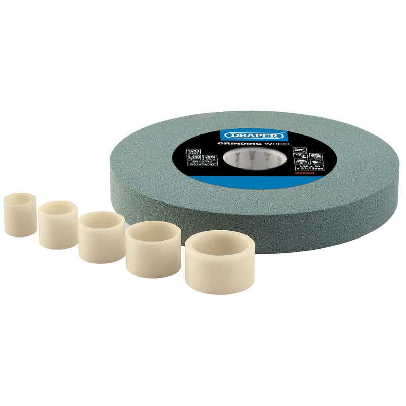 Draper Silicon Carbide Bench Grinding Wheel, 150 x 20mm, 120 Grit 99568 Draper - Dynamic Drive
