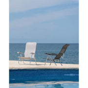Crespo Beach Chair AL/223 Dark Grey Crespo - Dynamic Drive